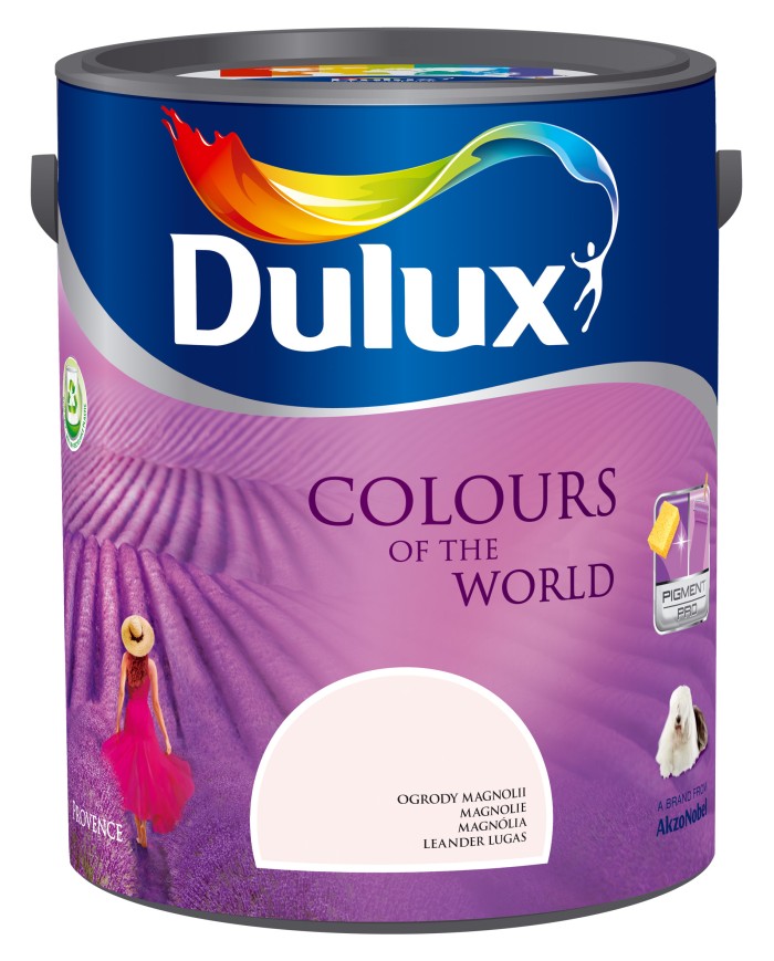 AKZO DULUX KŚ Ogrody Magnolii 5L - Farba do wnętrz i elewacji