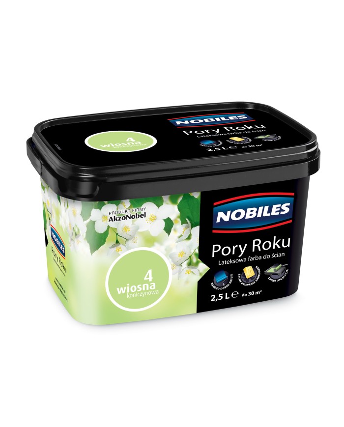 AKZO Pory Roku Wiosna Koniczynowa 2,5L - Farba do wnętrz