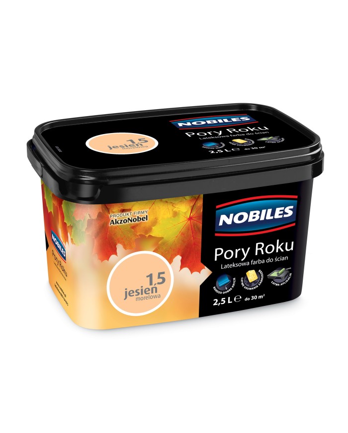 AKZO Pory Roku Jesień Morelowa 2,5L - Farba do wnętrz