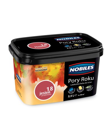 AKZO Pory Roku Jesień Jarzębinowa 2,5L - Farba do wnętrz AKZO Pory Roku Jesień Jarzębinowa 2,5L - Farba do wnętrz