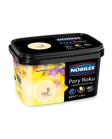 AKZO Pory Roku Lato Słomkowe 2,5L - Farba do wnętrz AKZO Pory Roku Lato Słomkowe 2,5L - Farba do wnętrz