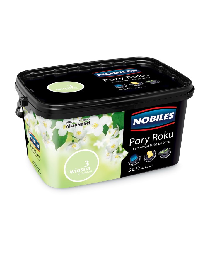 AKZO Pory Roku Wiosna Groszkowa 5L - Farba do wnętrz