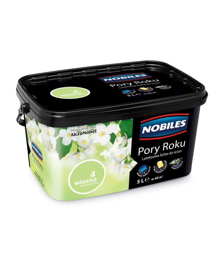 AKZO Pory Roku Wiosna Koniczynowa 5L - Farba do wnętrz