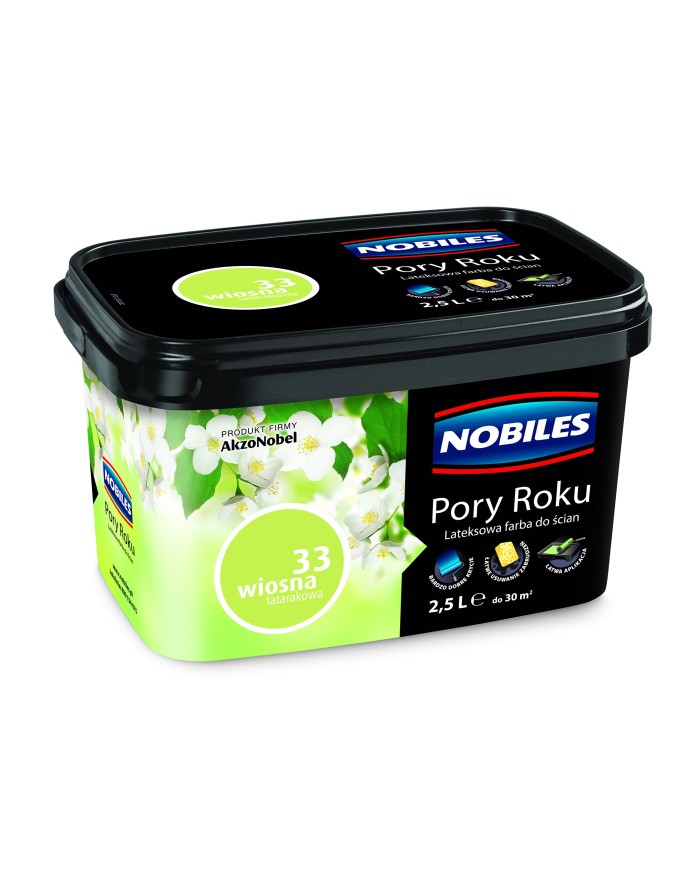 AKZO Pory Roku Wiosna Tatarakowa 2,5L - Farba do wnętrz