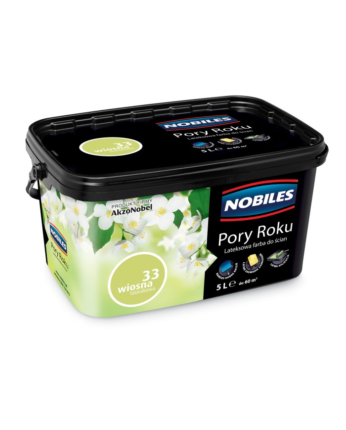 AKZO Pory Roku Wiosna Tatarakowa 5L - Farba do wnętrz