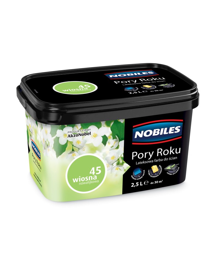 AKZO Pory Roku Wiosna Nowalijkowa 2,5L - Farba do wnętrz