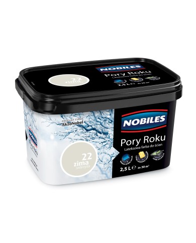 AKZO Pory Roku Zima Srebrzysta 2,5L - Farba do wnętrz AKZO Pory Roku Zima Srebrzysta 2,5L - Farba do wnętrz