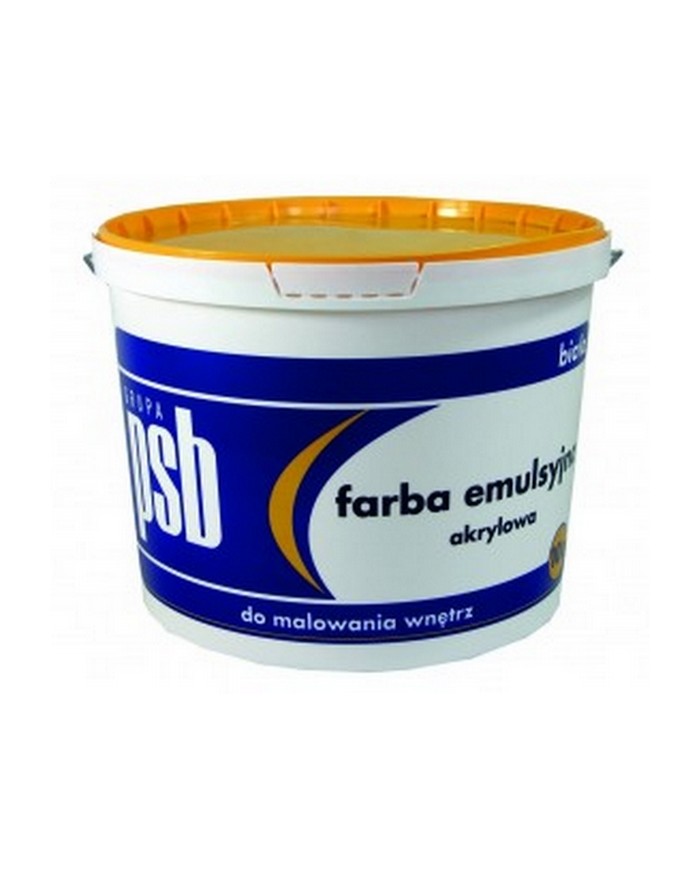 PPG PSB - Farba emulsyjna biała 5L (72 szt. w palecie) PPG PSB - Farba emulsyjna biała 5L (72 szt. w palecie)