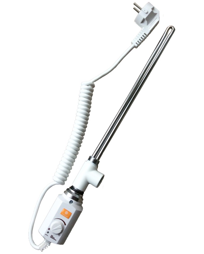 Nergis grzałka Volt 300W do grzejnika łazienkowego 1/2" biała Nergis grzałka Volt 300W do grzejnika łazienkowego 1/2" biała