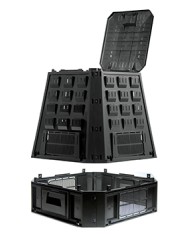 IKST600C - Kompostownik 600L Czarny | Ekologiczne Rozwiązanie IKST600C - Kompostownik 600L Czarny | Ekologiczne Rozwiązanie