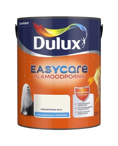 AKZO DULUX EASY CARE Ecru 5L - Nietuzinkowy Kolor do Wnętrz AKZO DULUX EASY CARE Ecru 5L - Nietuzinkowy Kolor do Wnętrz