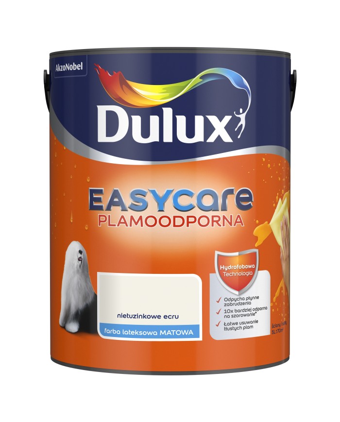 AKZO DULUX EASY CARE Ecru 5L - Nietuzinkowy Kolor do Wnętrz