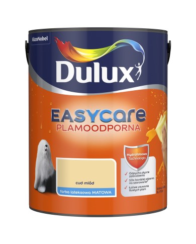 AKZO DULUX EASY CARE Cud Miód 5L - Farba do wnętrz AKZO DULUX EASY CARE Cud Miód 5L - Farba do wnętrz