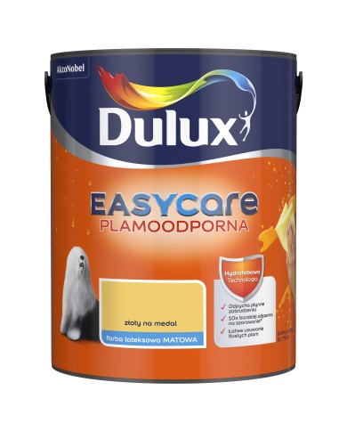 AKZO DULUX EASY CARE Złoty na medal 5L - Farba do wnętrz AKZO DULUX EASY CARE Złoty na medal 5L - Farba do wnętrz