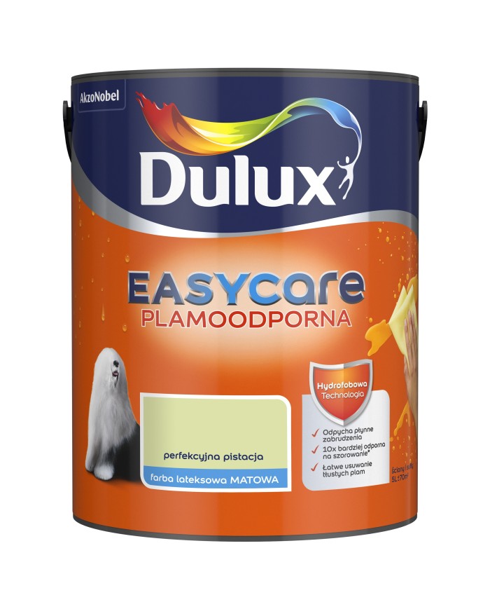 AKZO DULUX EASY CARE Perfekcyjna Pistacja 5L - Farba do wnętrz