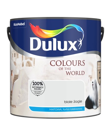 AKZO DULUX KŚ Białe Żagle 2,5L - Farba do wnętrz najwyższej jakości AKZO DULUX KŚ Białe Żagle 2,5L - Farba do wnętrz najwyższej jakości