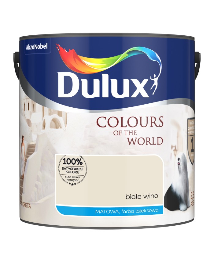 AKZO DULUX KŚ Białe Wino 2,5L - Farba do wnętrz w najlepszej cenie