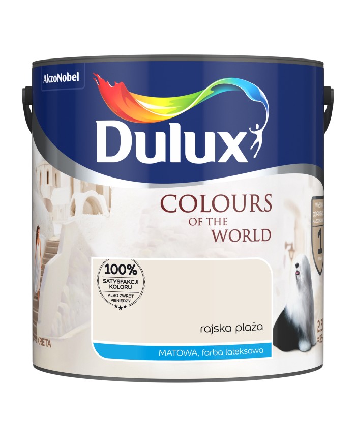 AKZO DULUX KŚ Rajska Plaża 2,5L - Farba do wnętrz
