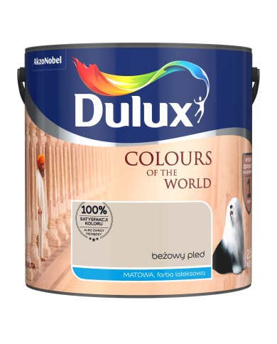 AKZO DULUX KŚ Beżowy Pled 2,5L - Farba do wnętrz w najlepszej cenie AKZO DULUX KŚ Beżowy Pled 2,5L - Farba do wnętrz w najlepszej cenie