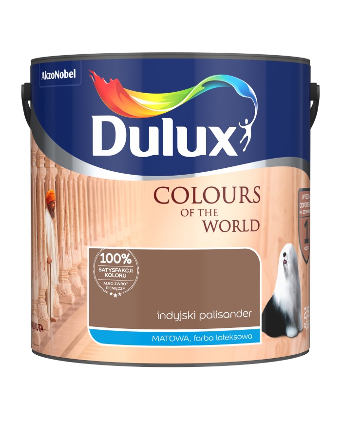 AKZO DULUX KŚ Indyjski Palisander 2,5L - Farba do wnętrz