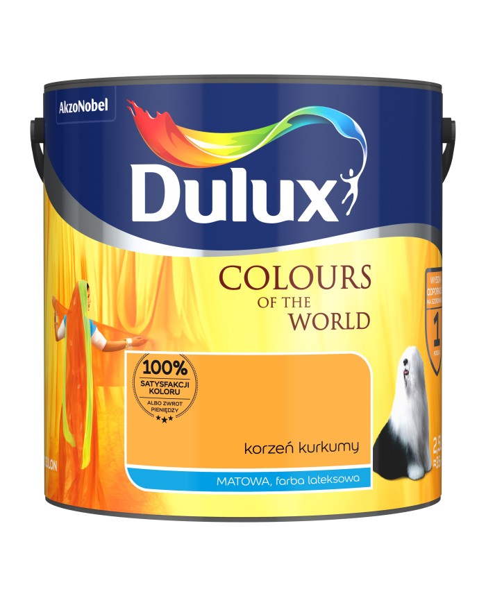 AKZO DULUX KŚ Kurkuma 2,5L - Farba o wysokiej jakości