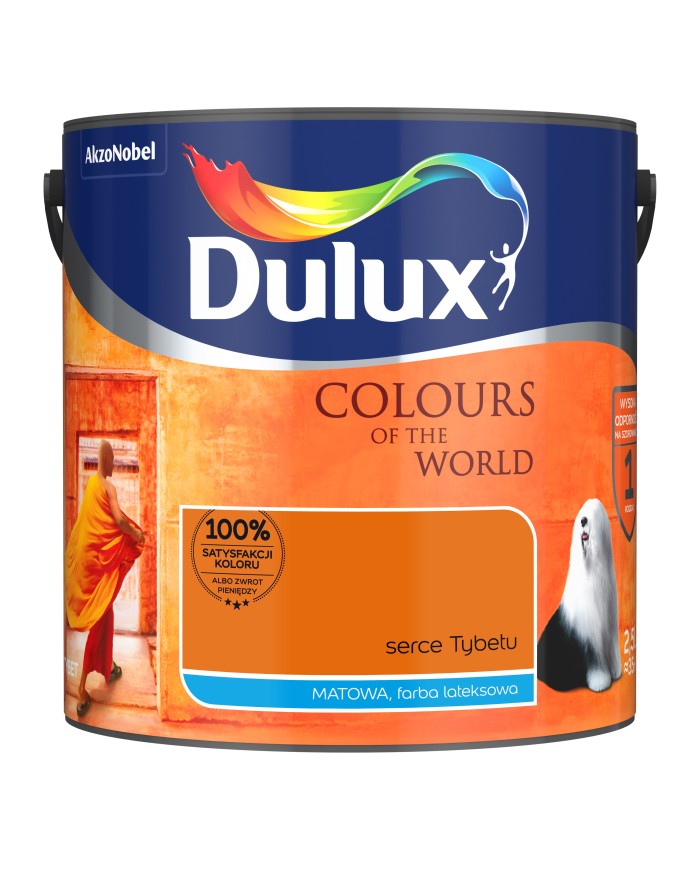 AKZO DULUX KŚ Serce Tybetu 2,5L - Farba do wnętrz