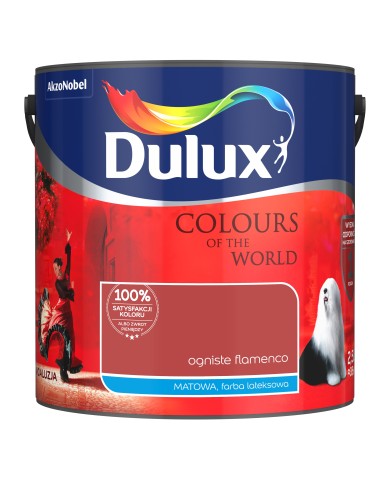 AKZO DULUX KŚ Ogniste Flamenco 2,5L - Farba do wnętrz AKZO DULUX KŚ Ogniste Flamenco 2,5L - Farba do wnętrz