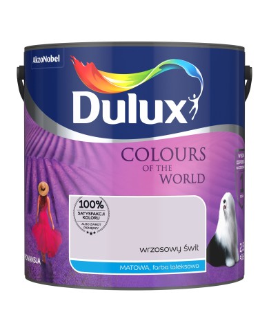 AKZO DULUX KŚ Wrzosowy Świt 2,5L - Farba do wnętrz AKZO DULUX KŚ Wrzosowy Świt 2,5L - Farba do wnętrz