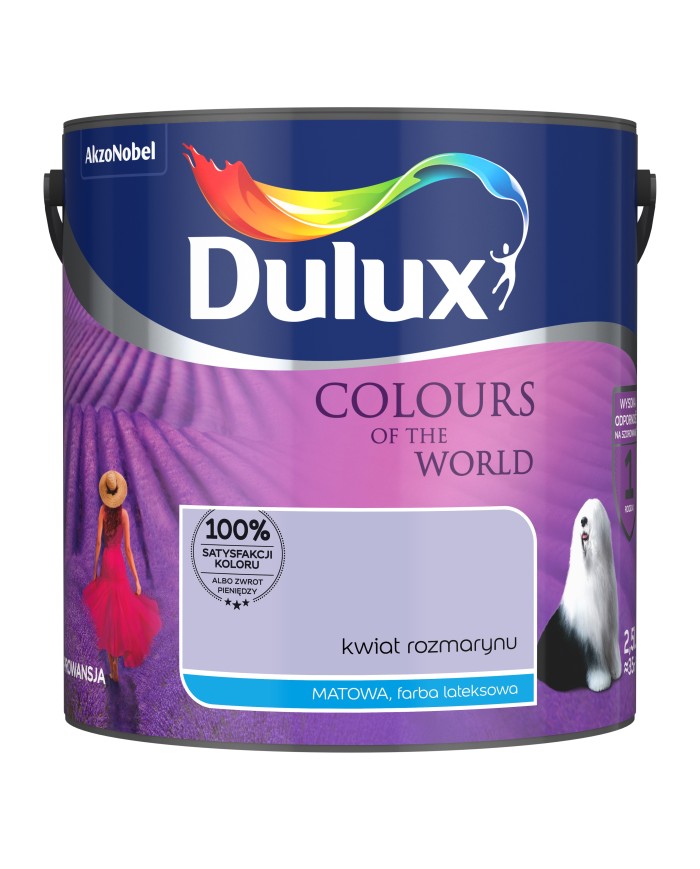 AKZO DULUX KŚ Kwiat Rozmarynu 2,5L - Farba do wnętrz