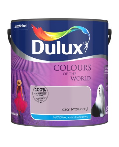 AKZO DULUX KŚ Czar Prowansji 2,5L - Farba do wnętrz AKZO DULUX KŚ Czar Prowansji 2,5L - Farba do wnętrz