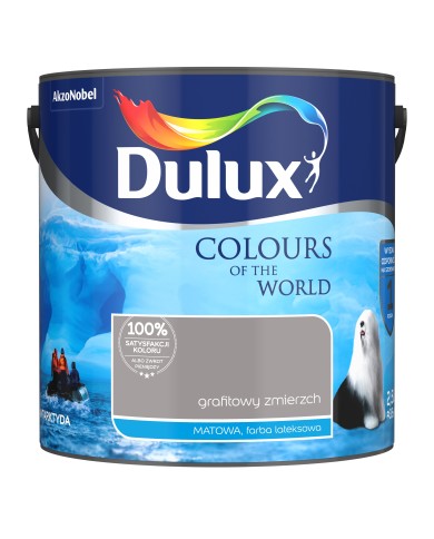AKZO DULUX KŚ Grafitowy Zmierzch 2,5L - Farba do wnętrz AKZO DULUX KŚ Grafitowy Zmierzch 2,5L - Farba do wnętrz
