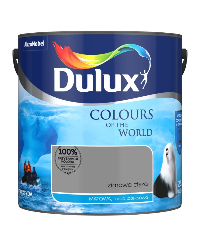AKZO DULUX KŚ Zimowa Cisza 2,5L - Farba do wnętrz