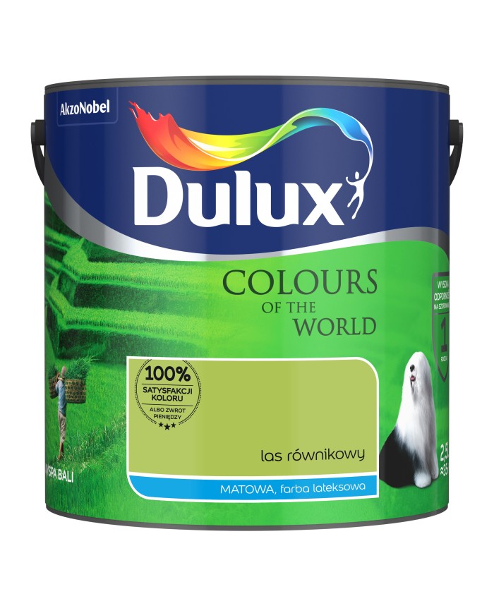 AKZO DULUX KŚ Las Równikowy 2,5L - Farba do wnętrz