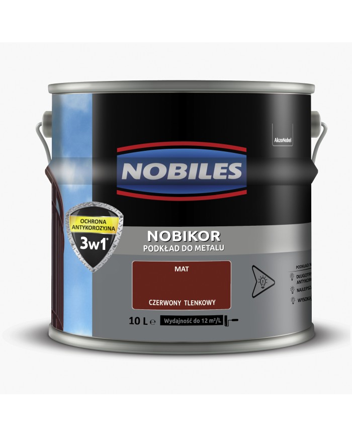 AKZO NOBIKOR Czerwony TL 10L - Farba do Profesjonalnych Zastosowań