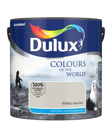 AKZO DULUX KŚ Fińska Sauna 2,5L - Farba do wnętrz AKZO DULUX KŚ Fińska Sauna 2,5L - Farba do wnętrz