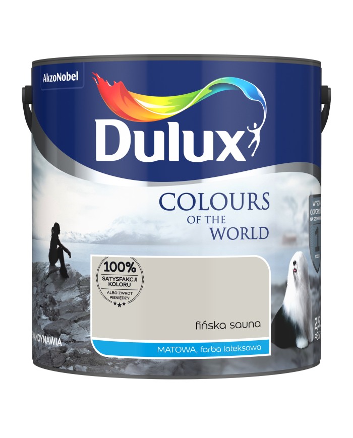 AKZO DULUX KŚ Fińska Sauna 2,5L - Farba do wnętrz