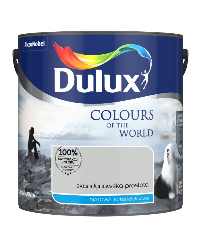 AKZO DULUX KŚ Skandynawska Prostota 2,5L - Farba do wnętrz