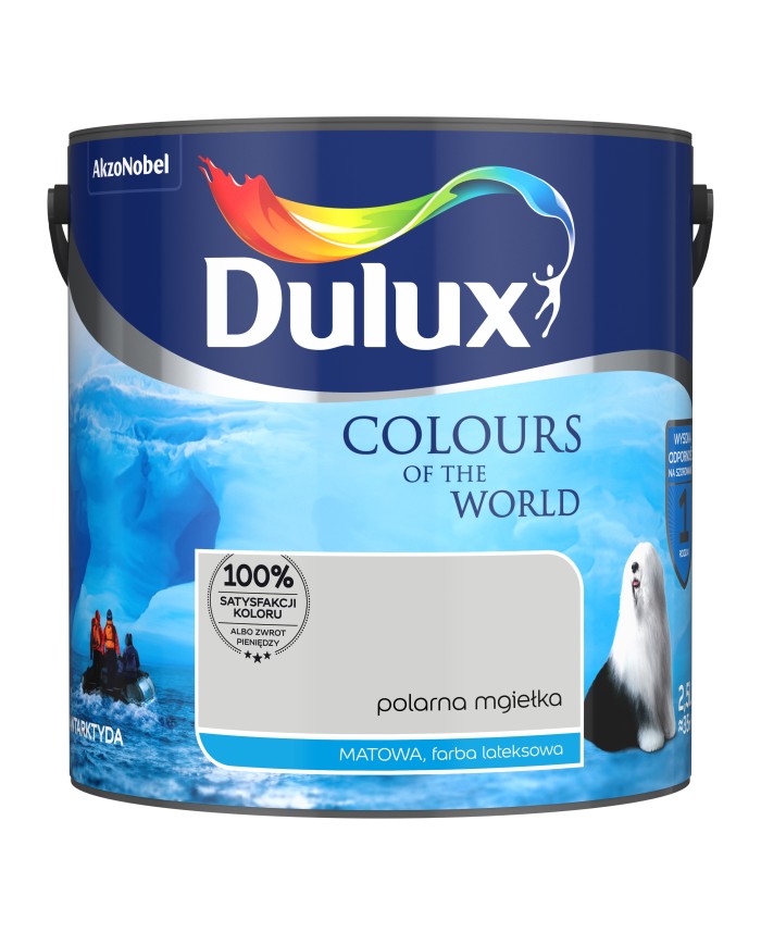 AKZO DULUX KŚ Polarna Mgiełka 2,5L - Wysoka Jakość i Kolor
