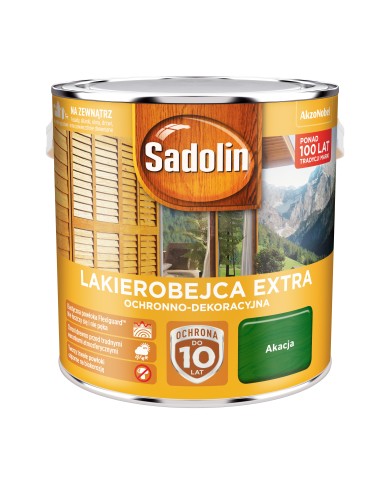 AKZO NB Sadolin Extra Akacja 2,5L - Wysokiej Jakości Farba AKZO NB Sadolin Extra Akacja 2,5L - Wysokiej Jakości Farba