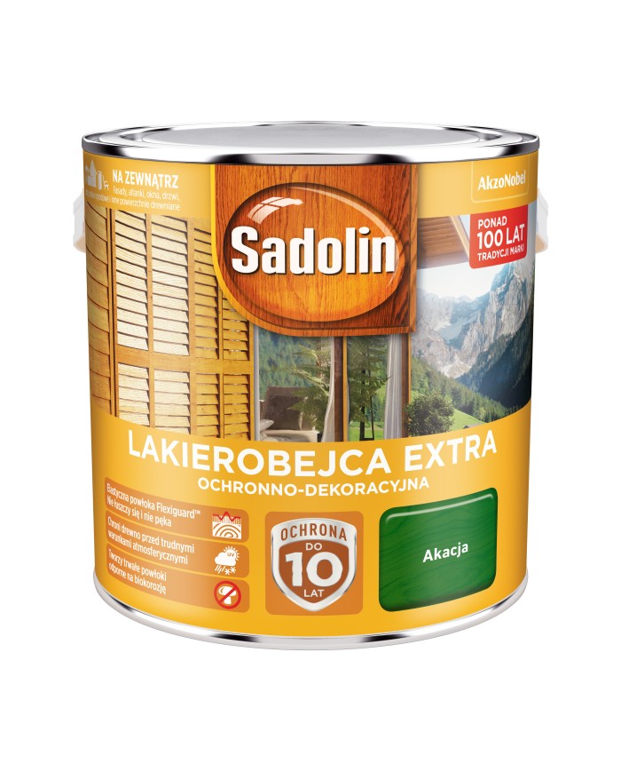 AKZO NB Sadolin Extra Akacja 2,5L - Wysokiej Jakości Farba AKZO NB Sadolin Extra Akacja 2,5L - Wysokiej Jakości Farba
