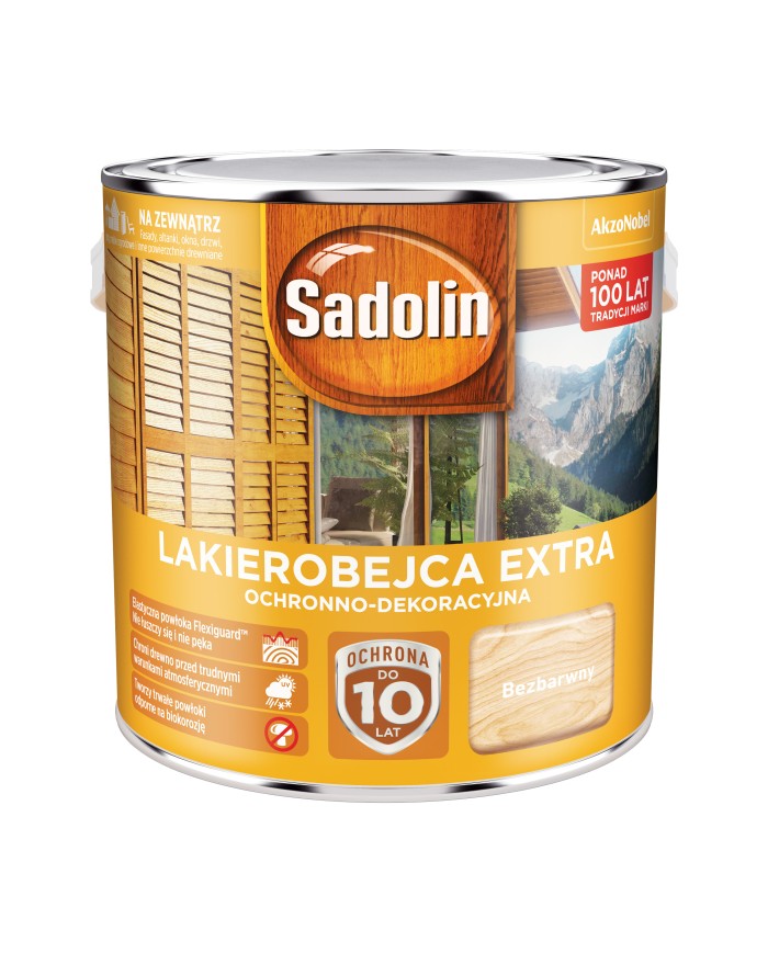AKZO NB Sadolin Extra Bezbarwny 2,5L - Wysoka Jakość i Ochrona