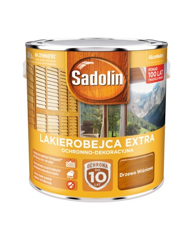 AKZO NB Sadolin Extra Drzewo Wiśniowe 2,5L - Farba do Drewna AKZO NB Sadolin Extra Drzewo Wiśniowe 2,5L - Farba do Drewna