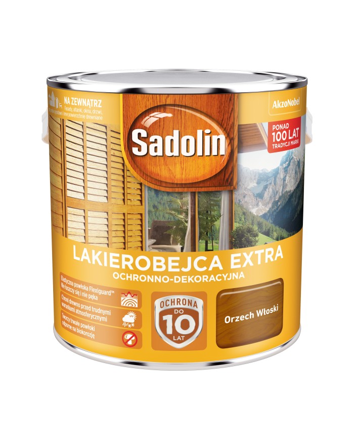 AKZO NB Sadolin Extra Orzech Włoski 2,5L - Wysoka Jakość Farb AKZO NB Sadolin Extra Orzech Włoski 2,5L - Wysoka Jakość Farb