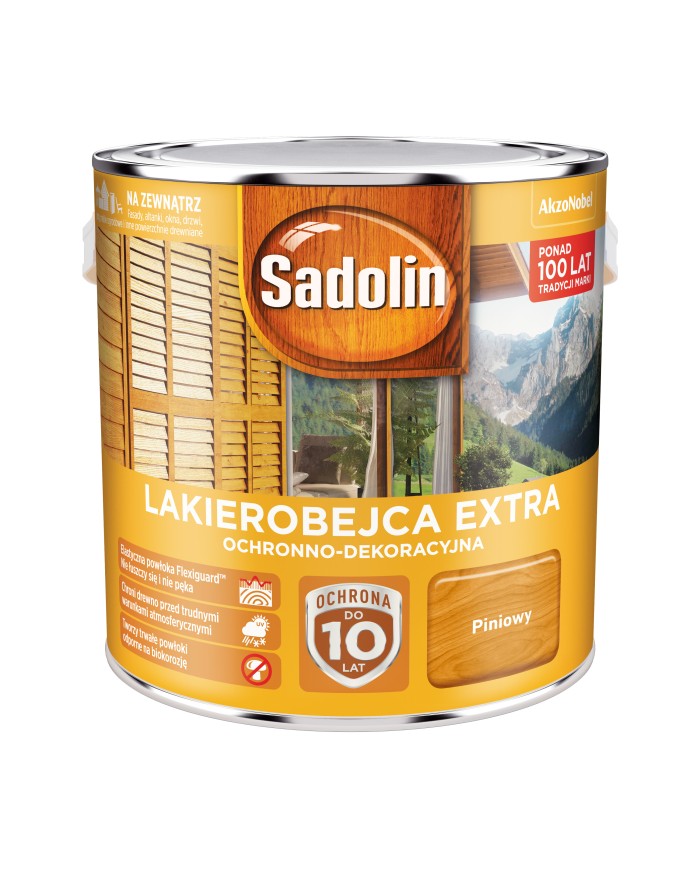 AKZO NB Sadolin Extra Piniowy 2,5L - Wysokiej Jakości Farba AKZO NB Sadolin Extra Piniowy 2,5L - Wysokiej Jakości Farba