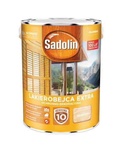 AKZO NB Sadolin Extra Bezbarwny 5L - Wysokiej Jakości Lakier AKZO NB Sadolin Extra Bezbarwny 5L - Wysokiej Jakości Lakier