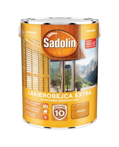 AKZO NB Sadolin Extra Piniowy 5L - Wysokiej Jakości Farba AKZO NB Sadolin Extra Piniowy 5L - Wysokiej Jakości Farba