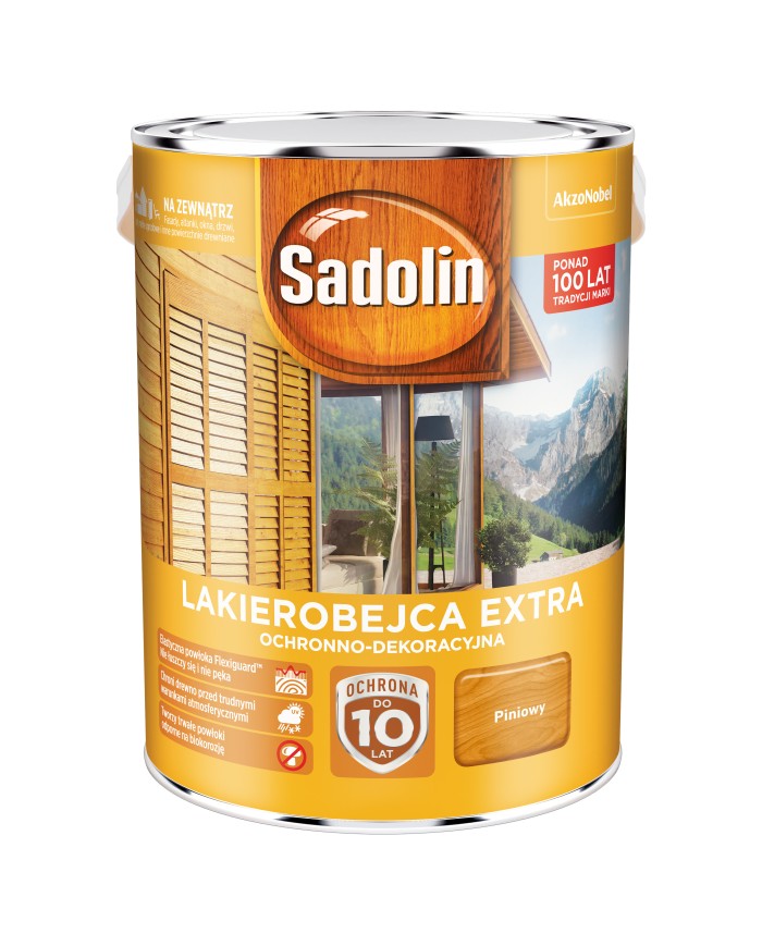 AKZO NB Sadolin Extra Piniowy 5L - Wysokiej Jakości Farba