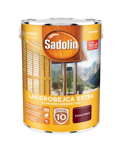 AKZO Sadolin Extra Ciemny Mahoń 5L - Wysokiej Jakości Lakier AKZO Sadolin Extra Ciemny Mahoń 5L - Wysokiej Jakości Lakier