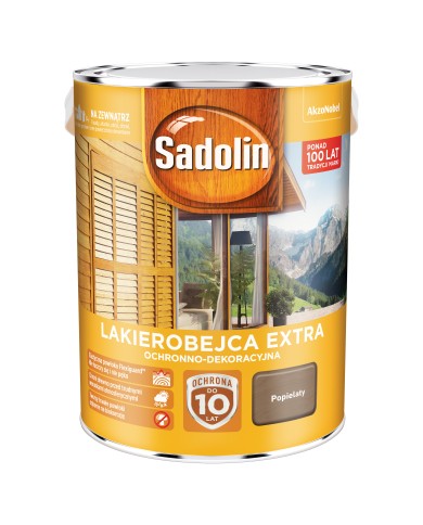 AKZO Sadolin Extra Popielaty 5L - Farba do wnętrz i elewacji AKZO Sadolin Extra Popielaty 5L - Farba do wnętrz i elewacji