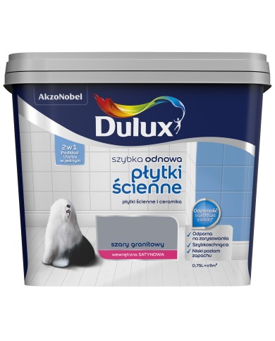 AKZO DULUX Szybkoschnący Granitowy Szary 0,75l - Płytki Ścienne AKZO DULUX Szybkoschnący Granitowy Szary 0,75l - Płytki Ścienne